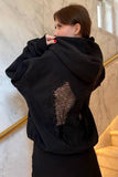 Wing Sırt Dantel Kanat Detaylı Sweatshirt