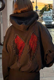 Wing Sırt Dantel Kanat Detaylı Sweatshirt