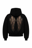 Wing Sırt Dantel Kanat Detaylı Sweatshirt
