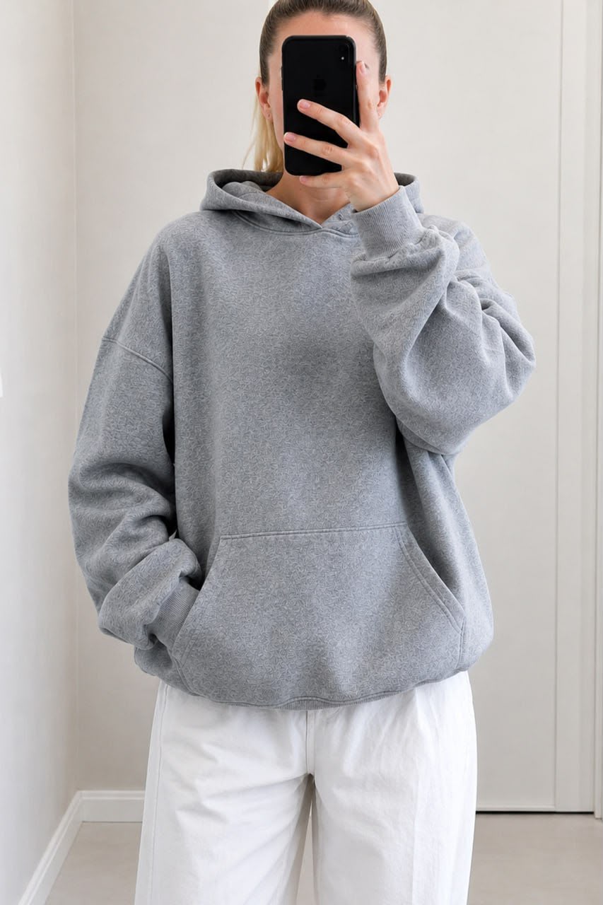 Wing Sırt Dantel Kanat Detaylı Sweatshirt