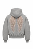 Wing Sırt Dantel Kanat Detaylı Sweatshirt