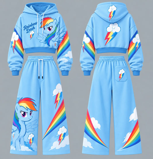 My Little Pony Rainbow Dash Desenli My Little Pony 2'li Takım