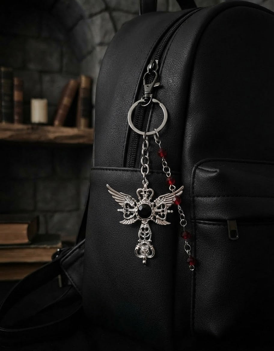 Gothic Grunge Temalı Charm Anahtarlık