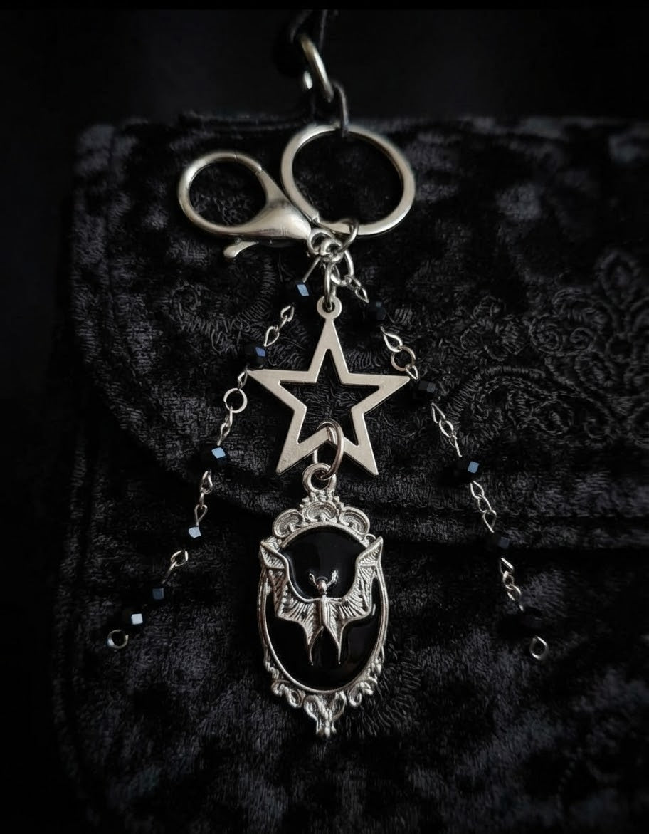 Gothic Grunge Temalı Charm Anahtarlık
