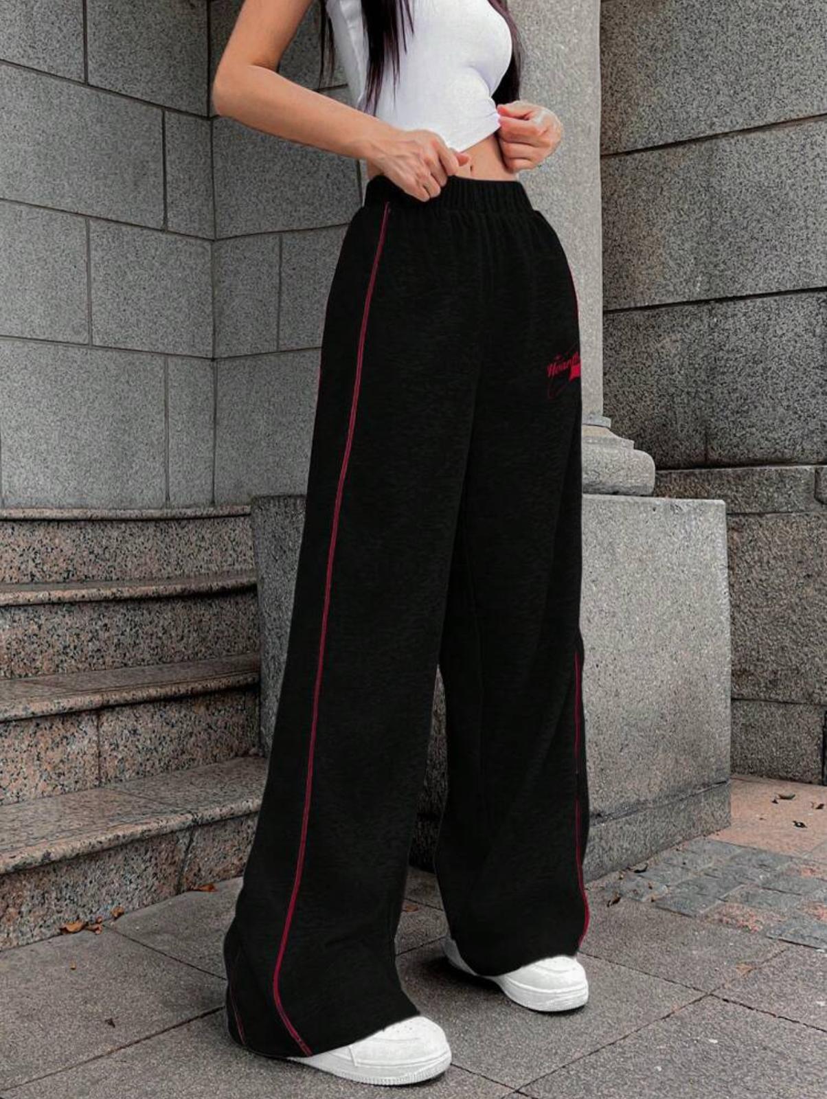 HeartBeat Oversize Beli Lastikli Baggy Eşofman Altı