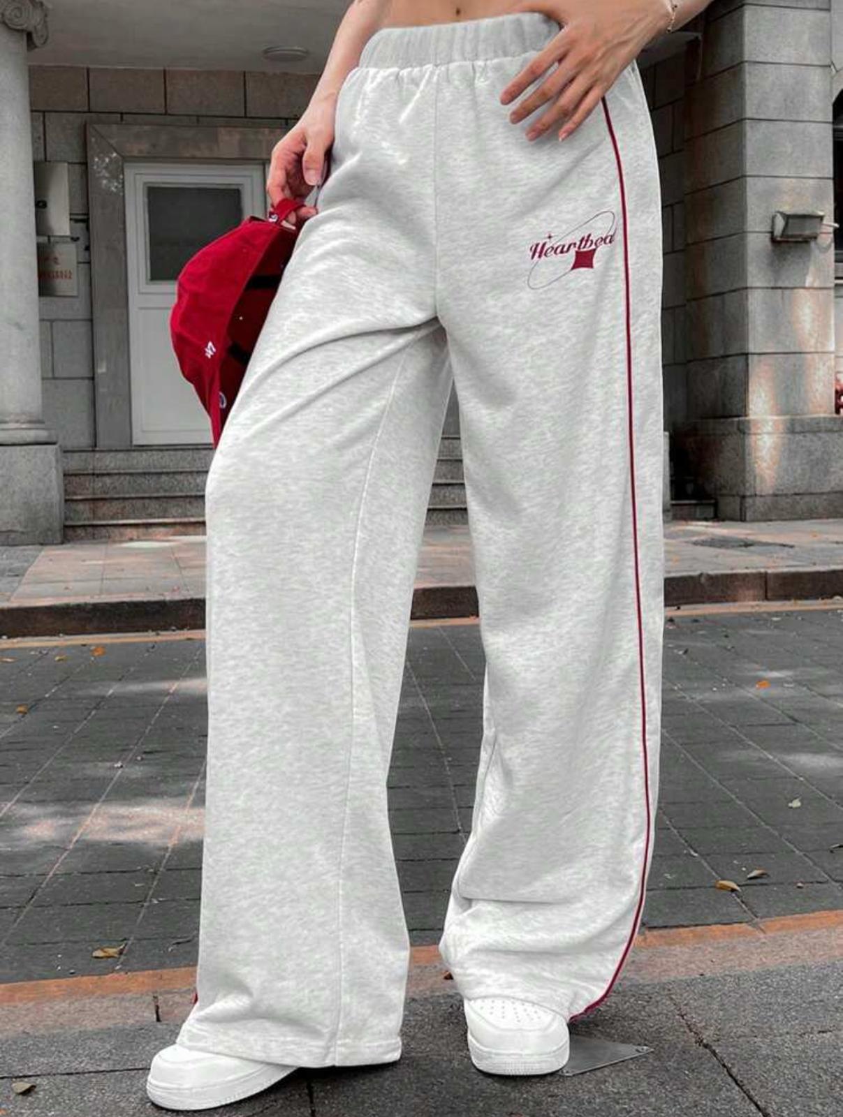 HeartBeat Oversize Beli Lastikli Baggy Eşofman Altı