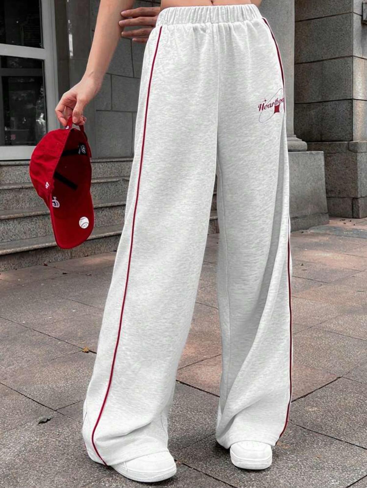 HeartBeat Oversize Beli Lastikli Baggy Eşofman Altı