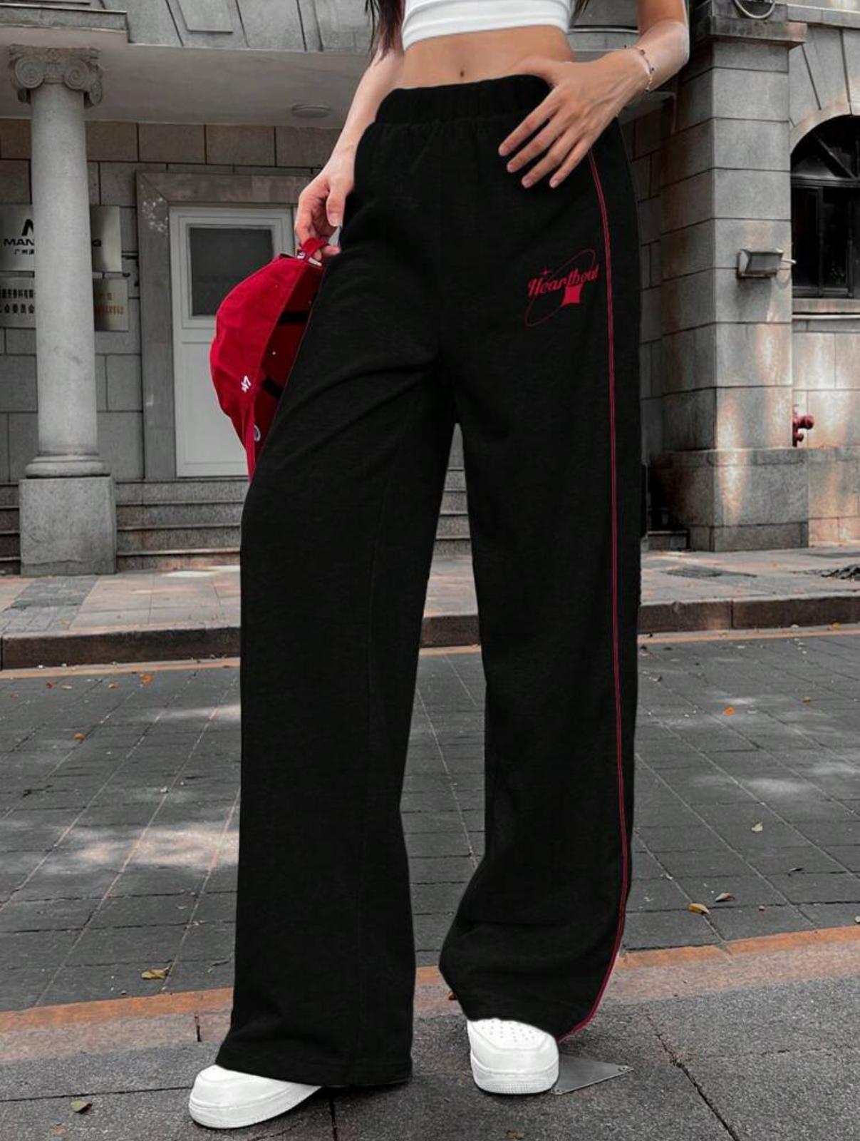 HeartBeat Oversize Beli Lastikli Baggy Eşofman Altı