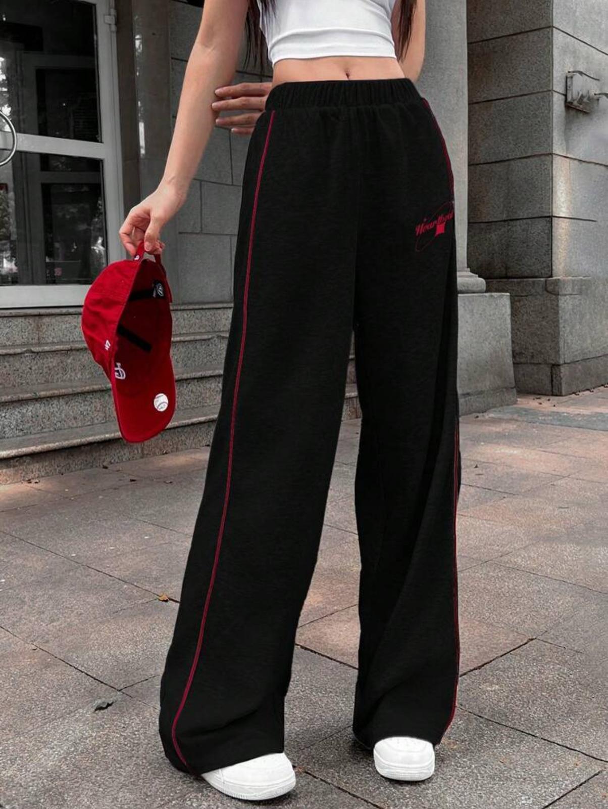 HeartBeat Oversize Beli Lastikli Baggy Eşofman Altı