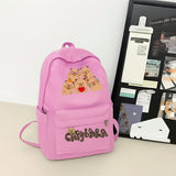 CapiBara Baskılı Renkli Unisex Okul Sırt Çantası