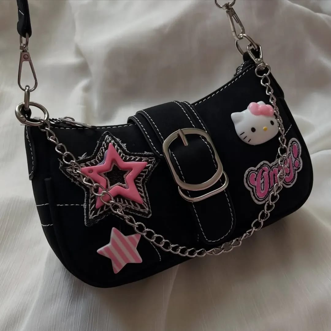 Sanrio Y2K Tarzı Küçük Omuz Çantası