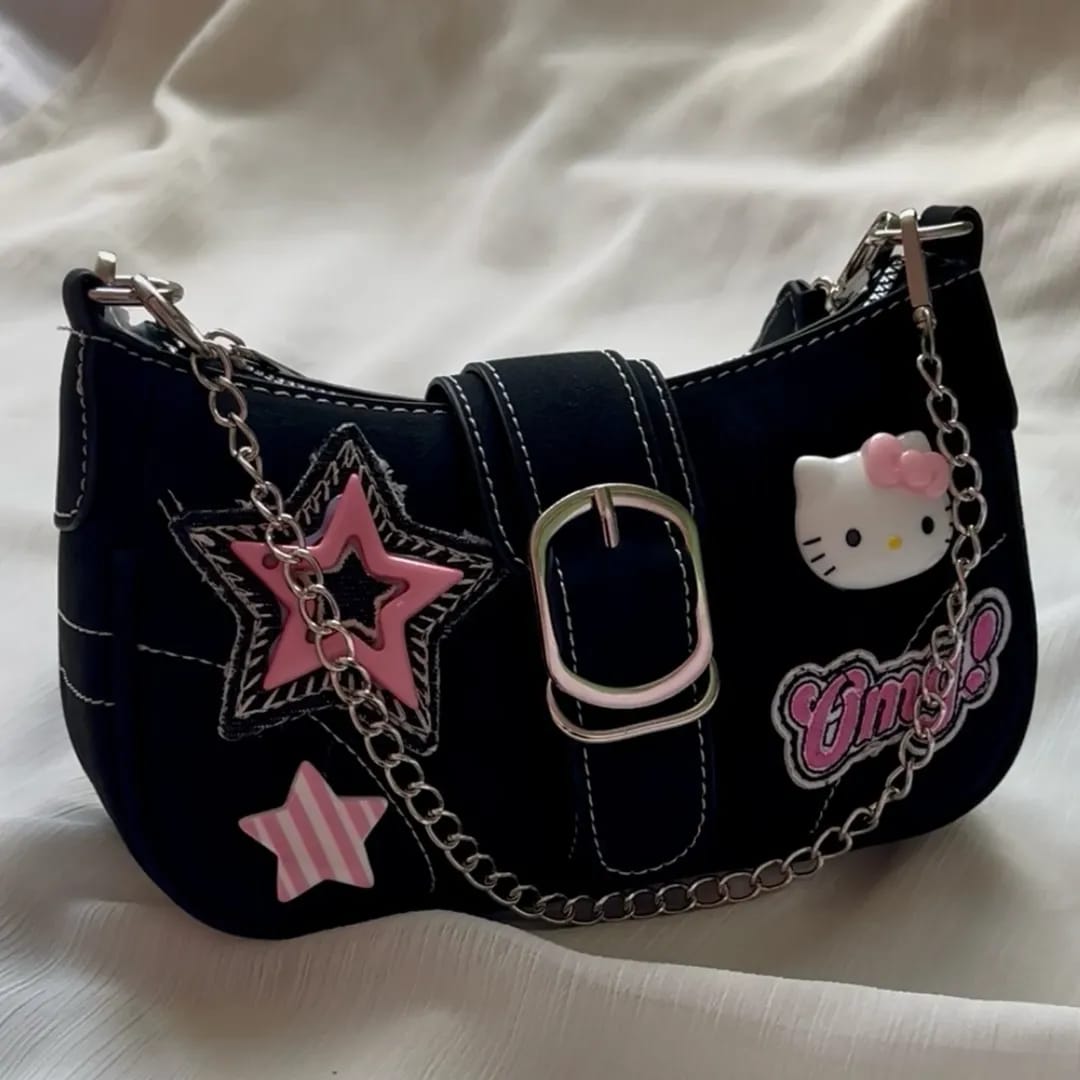 Sanrio Y2K Tarzı Küçük Omuz Çantası