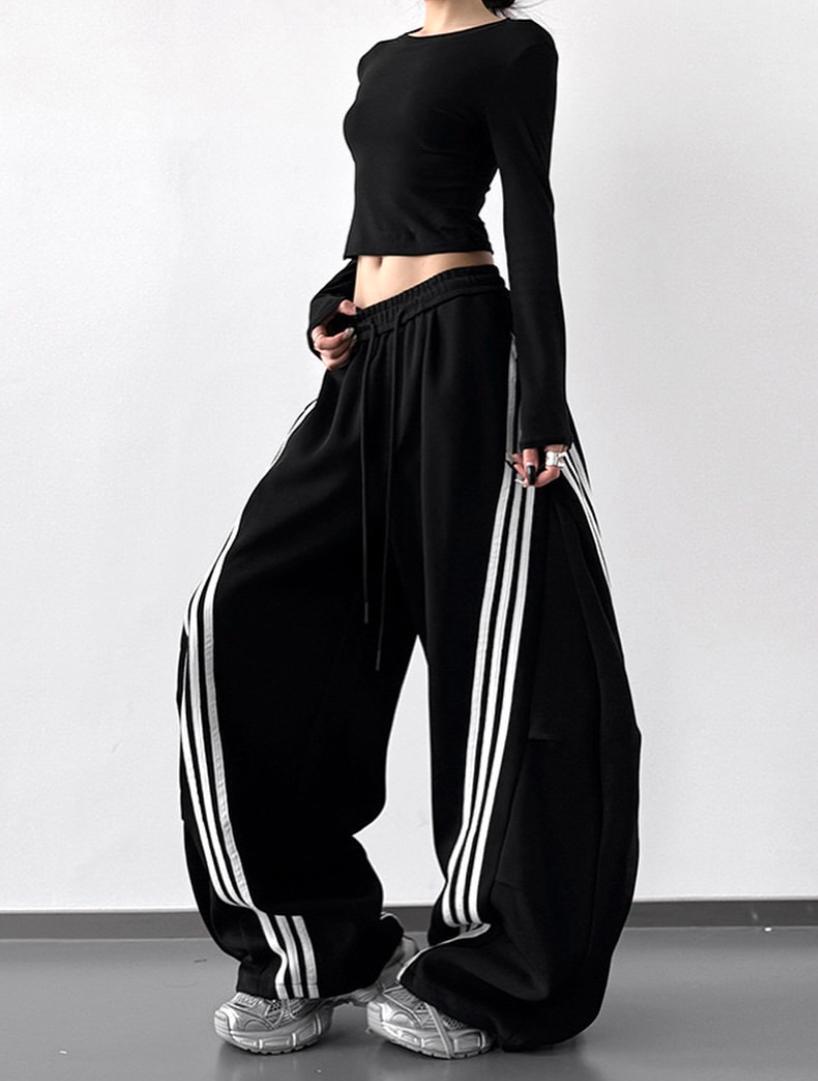 Subcore Balloon Oversize Beli İpli Baggy Eşofman Altı