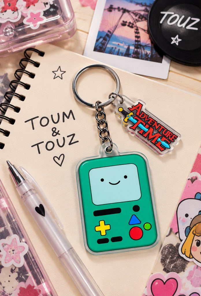 Adventure Time Temalı Charm Anahtarlık