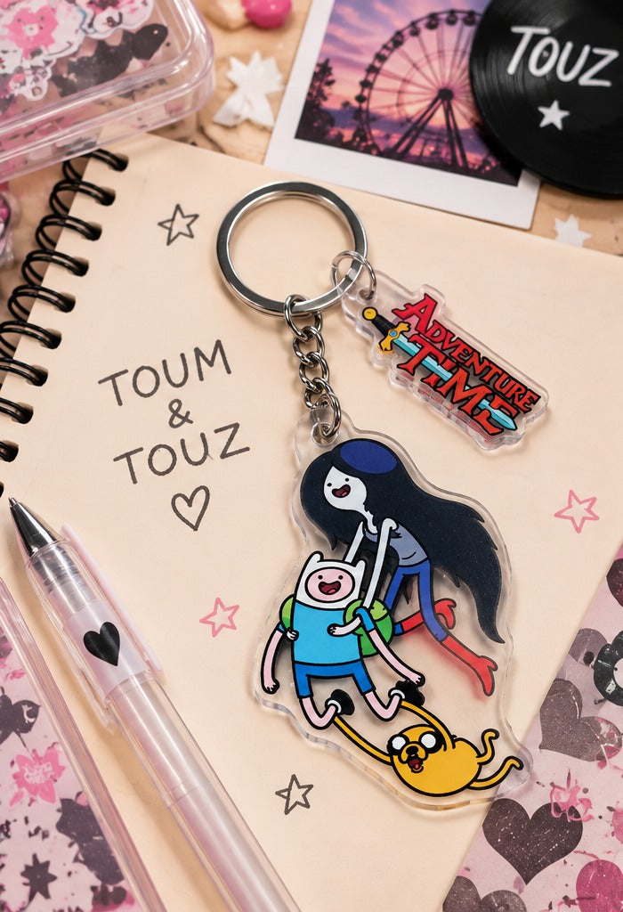 Adventure Time Temalı Charm Anahtarlık