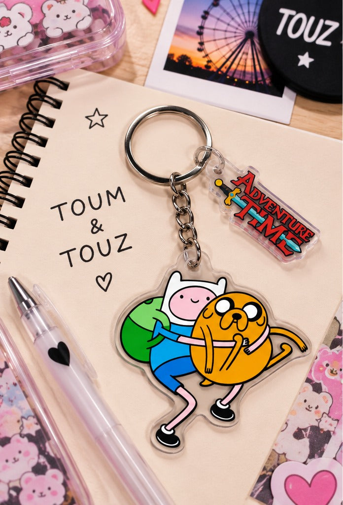 Adventure Time Temalı Charm Anahtarlık