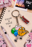 Adventure Time Temalı Charm Anahtarlık