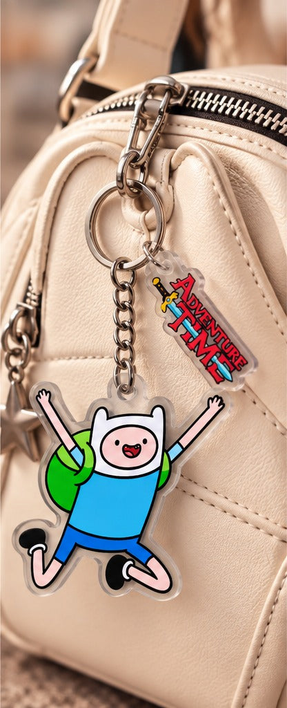 Adventure Time Temalı Charm Anahtarlık