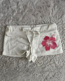 Pembe Sakura Flower Mini Şort