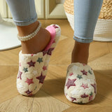 Y2K Star Peluş Terlik