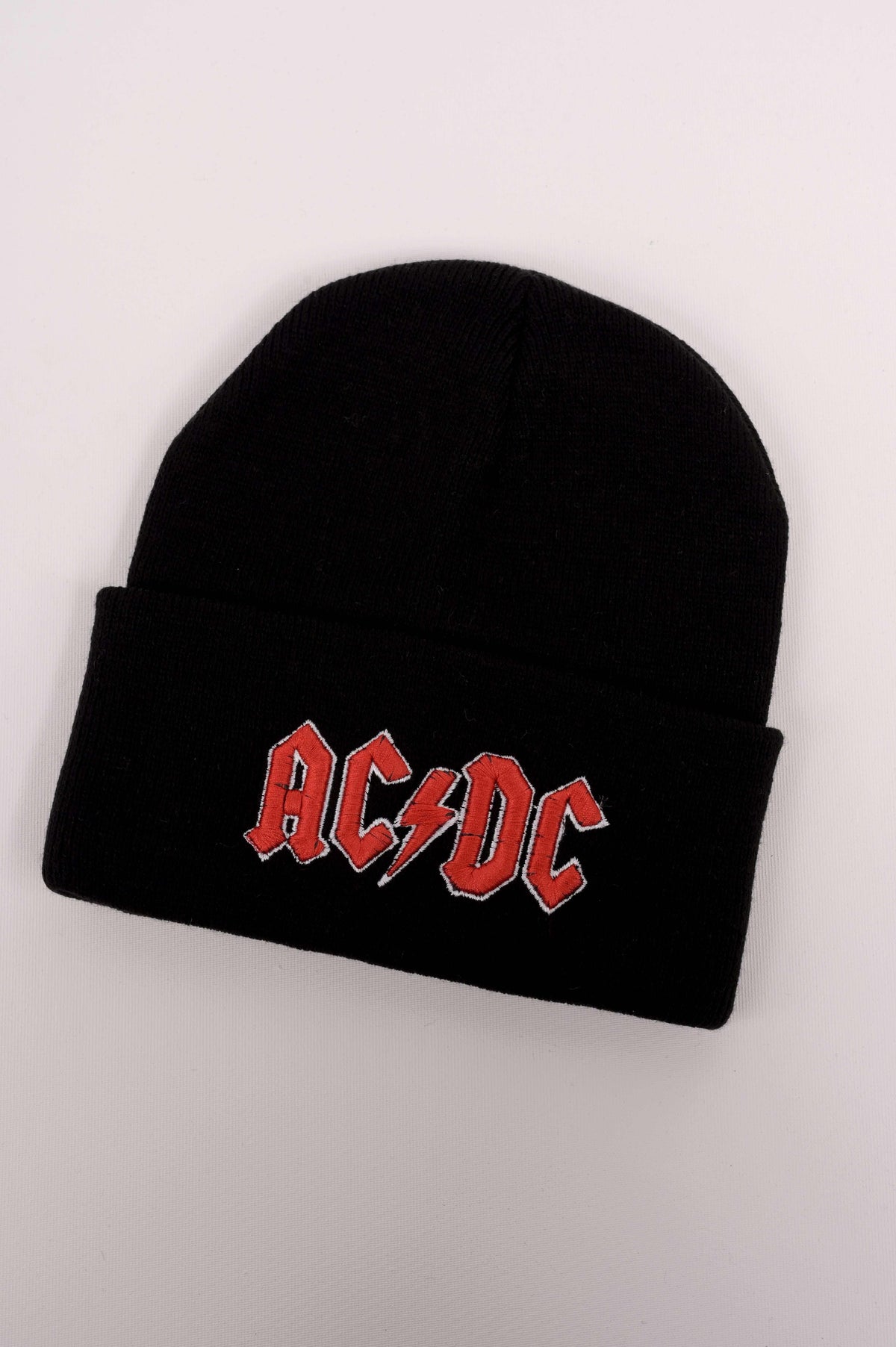 AC/DC Nakış İşleme Unisex Siyah Bere - touzmoda