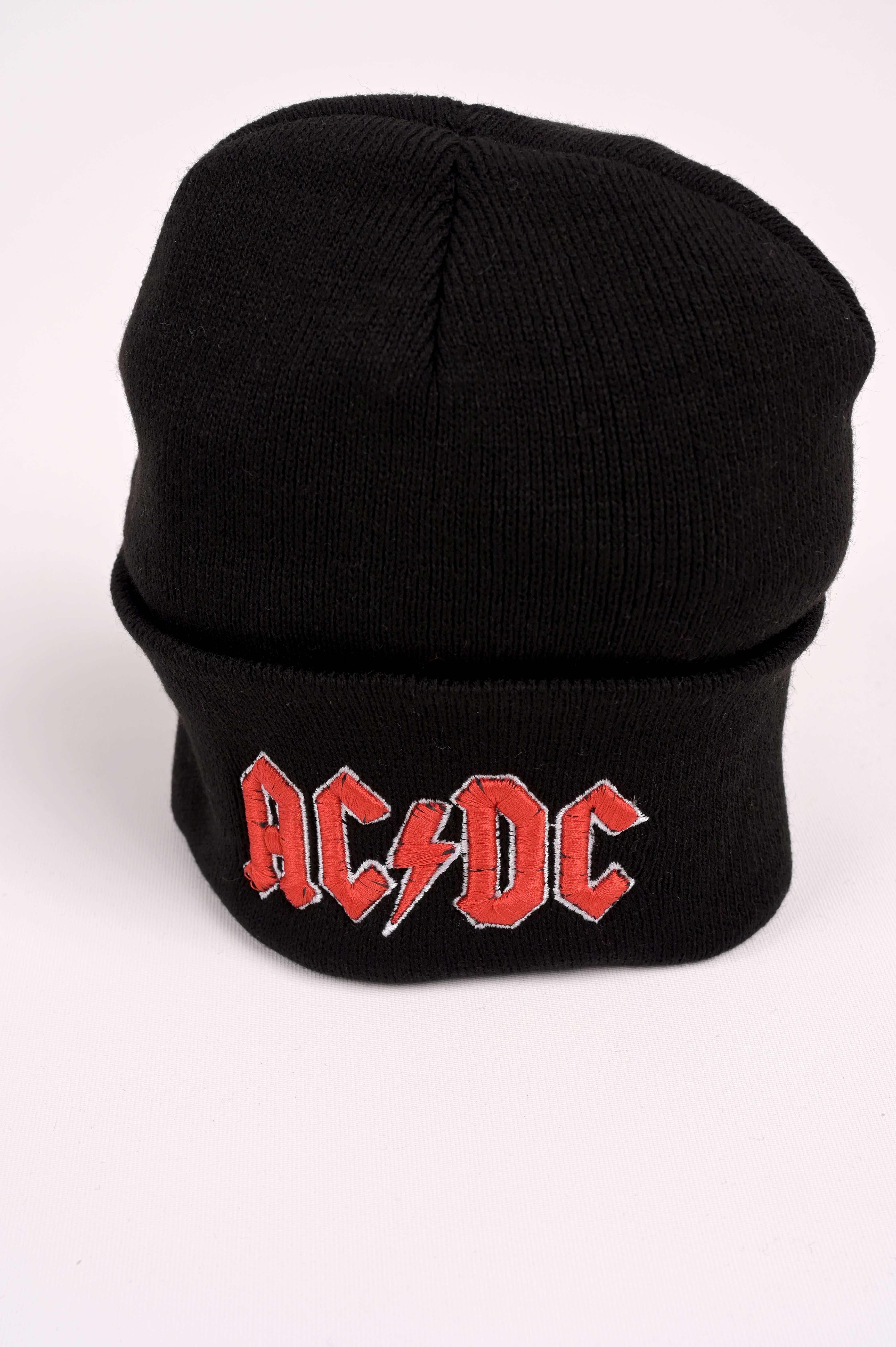 AC/DC Nakış İşleme Unisex Siyah Bere - touzmoda