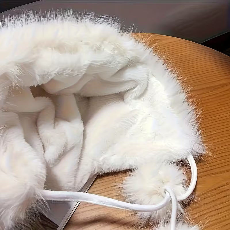 Fiyonklu Peluş Bere