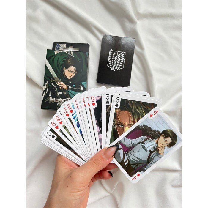 Anime Attack On Titan İskambil Poker Kartı