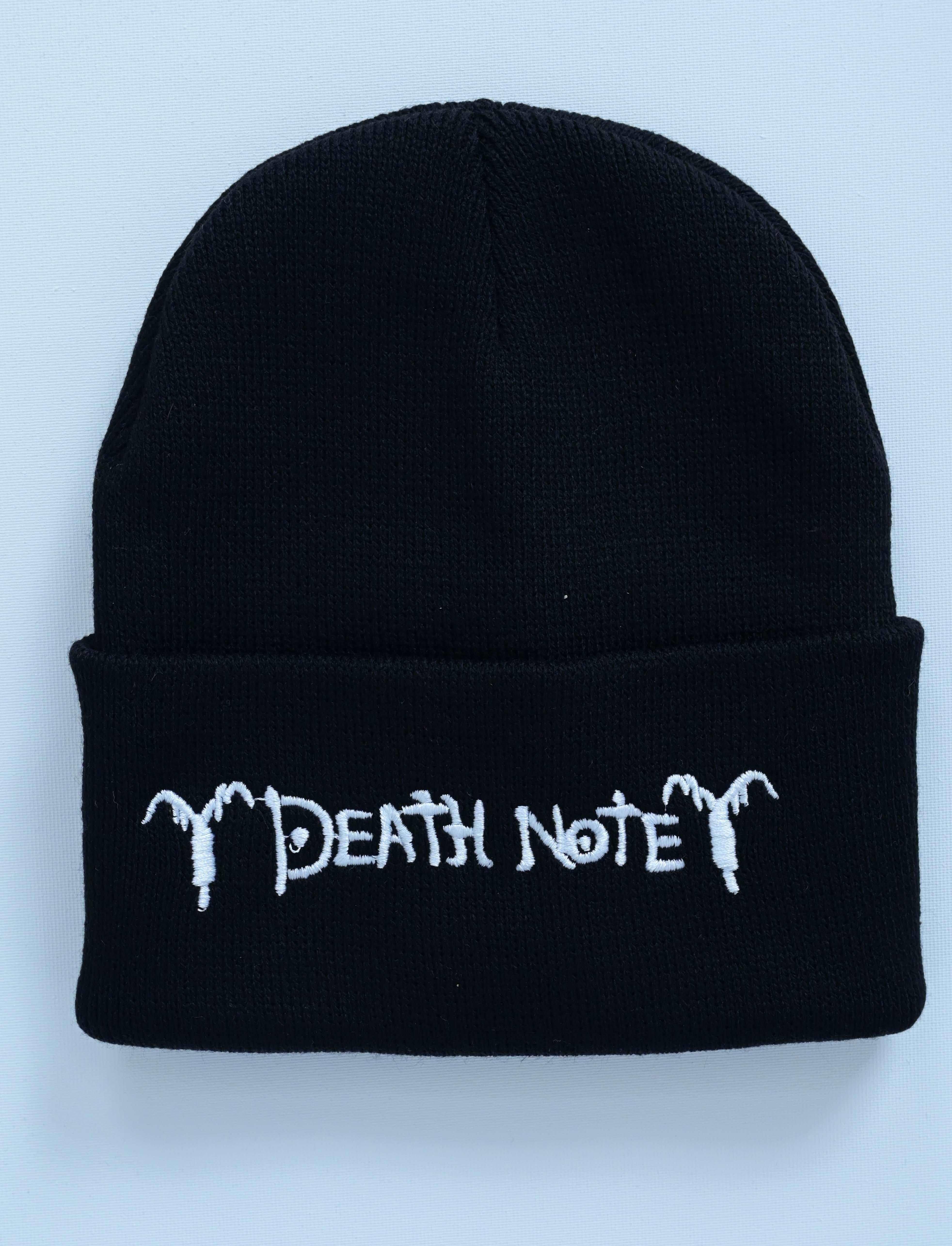 Anime Death Note Nakış İşleme Unisex Siyah  Bere