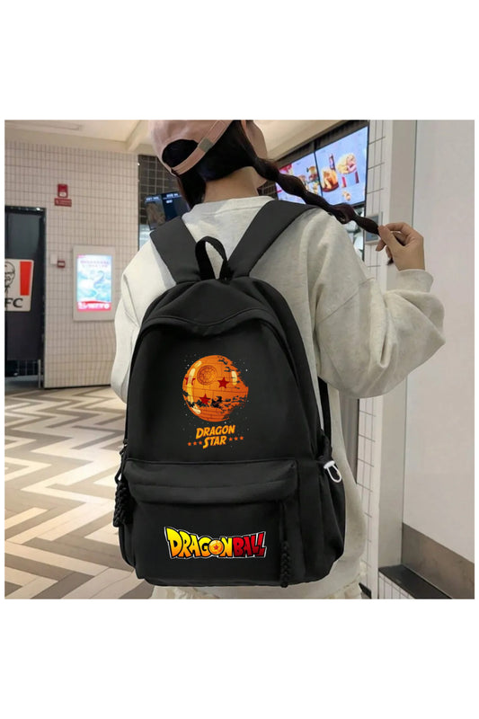 Anime Dragon Ball Baskılı Unisex Okul Sırt Çantası