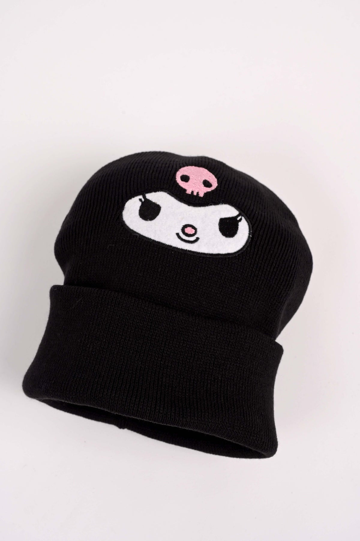 Anime Kuromi  Nakış İşleme Unisex Siyah  Bere