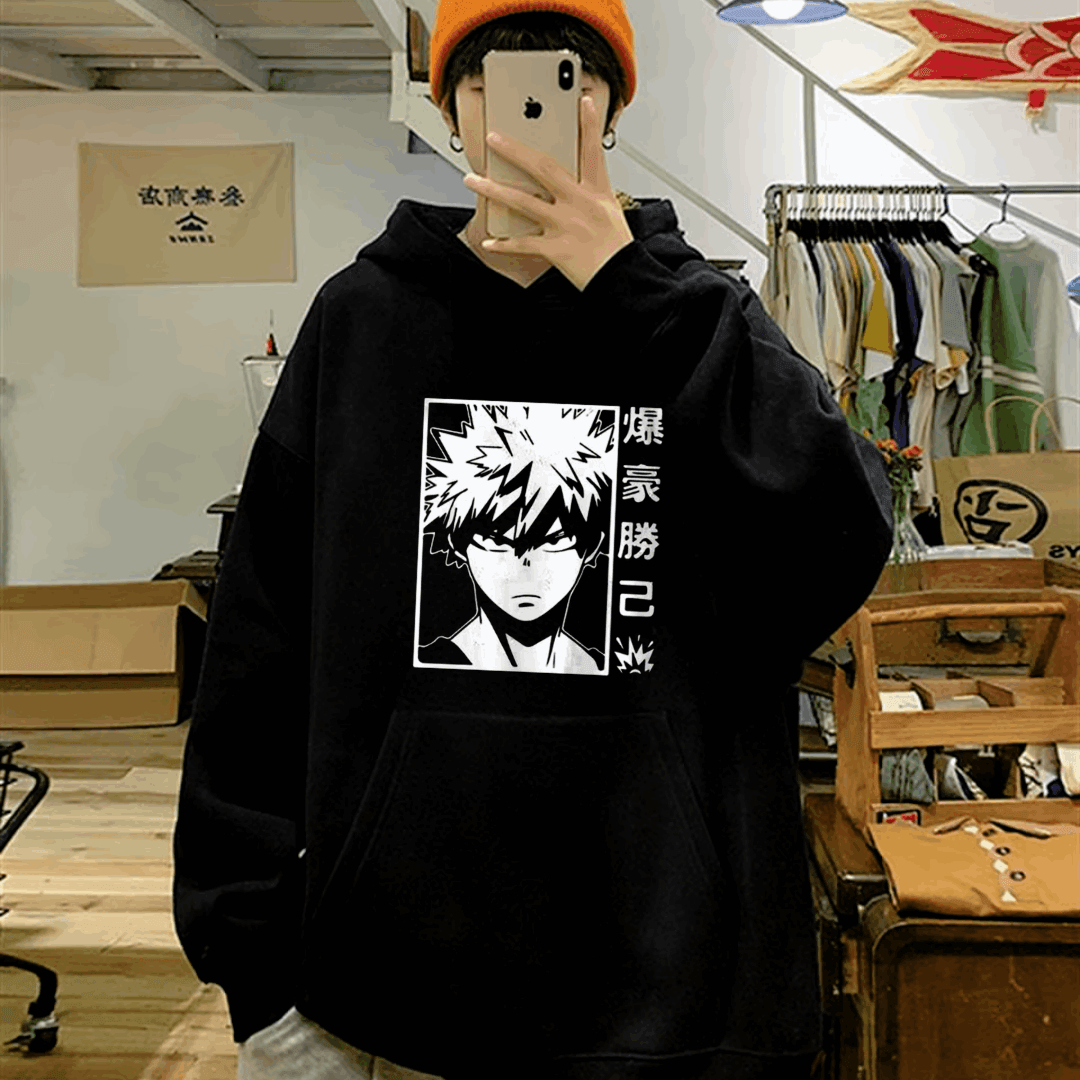 Anime My Hero Academia Katsuki Bakugo Oversize Hoodie