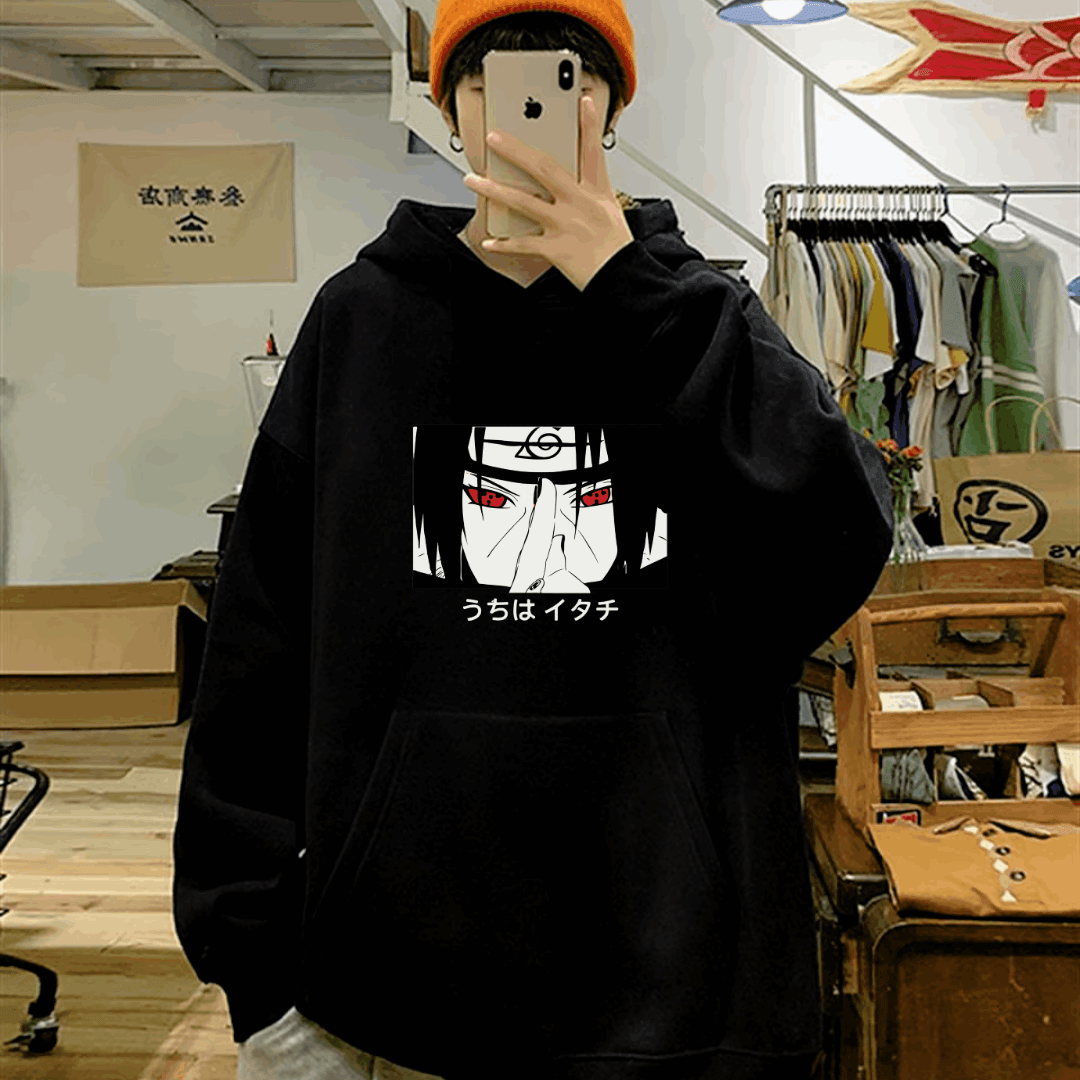 Anime Naruto Itachi Uchiha Oversize Hoodie