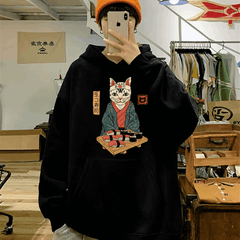 Anime Sushi Cat Oversize Hoodie