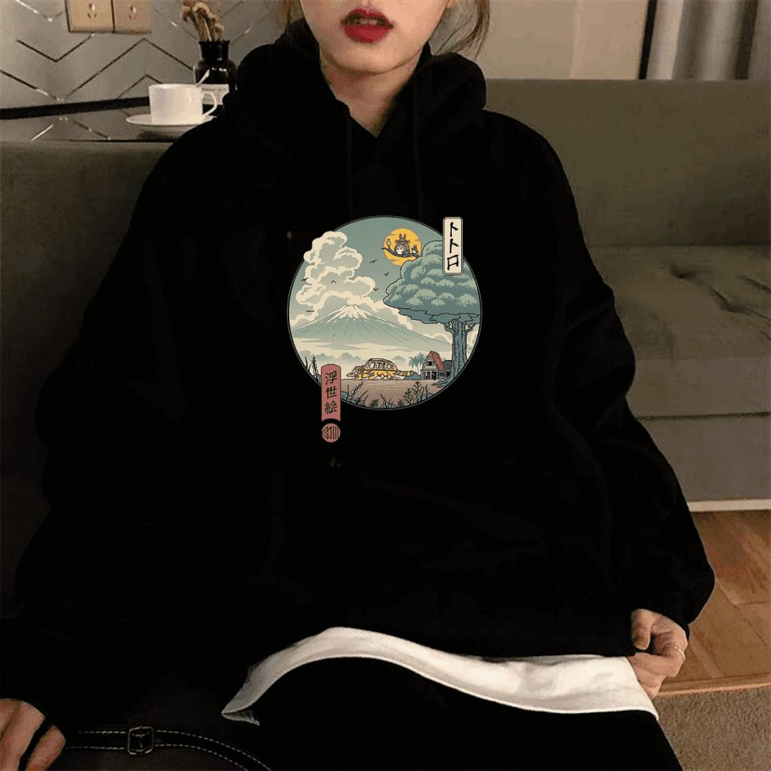 Anime Totoro Oversize Hoodie