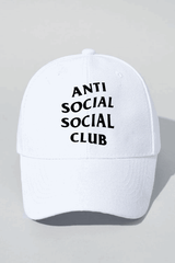 Anti Social Club Beyaz Şapka