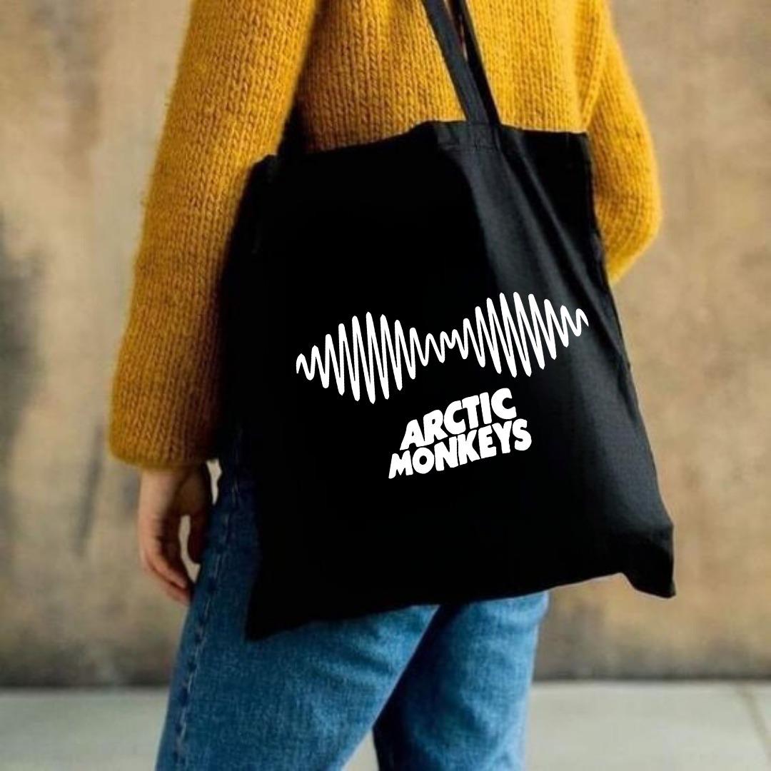 Artic Monkeys Siyah Bez Çanta