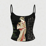 China Design Retro Askılı Croptop