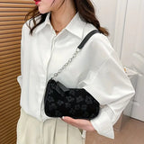 Daisy Detail Küçük Omuz Çantası