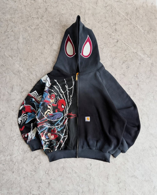 Spider Man Unisex Oversize Ceket Hırka Hoodie | ÖN SATIŞ