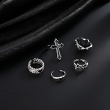 5'li Gothic Yüzük Seti