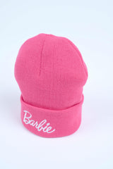 Barbie Nakış İşleme Unisex Pembe Bere