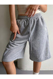 Basic Unisex Baggy Oversize Bermuda Şort