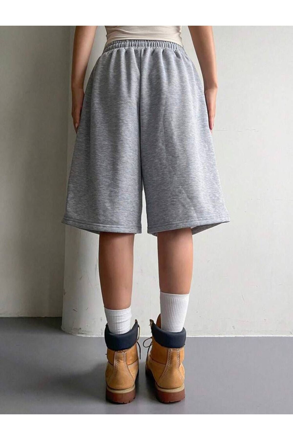 Basic Unisex Baggy Oversize Bermuda Şort