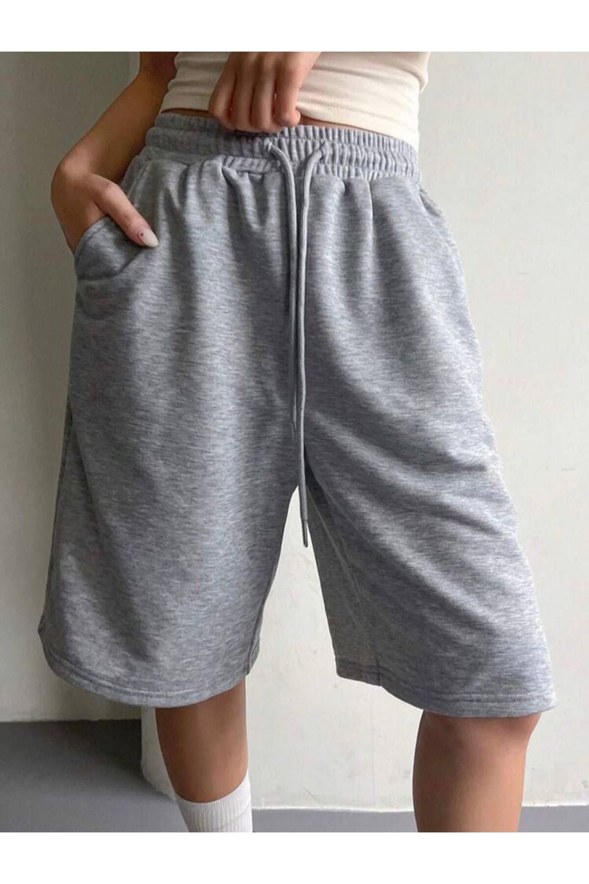 Basic Unisex Baggy Oversize Bermuda Şort