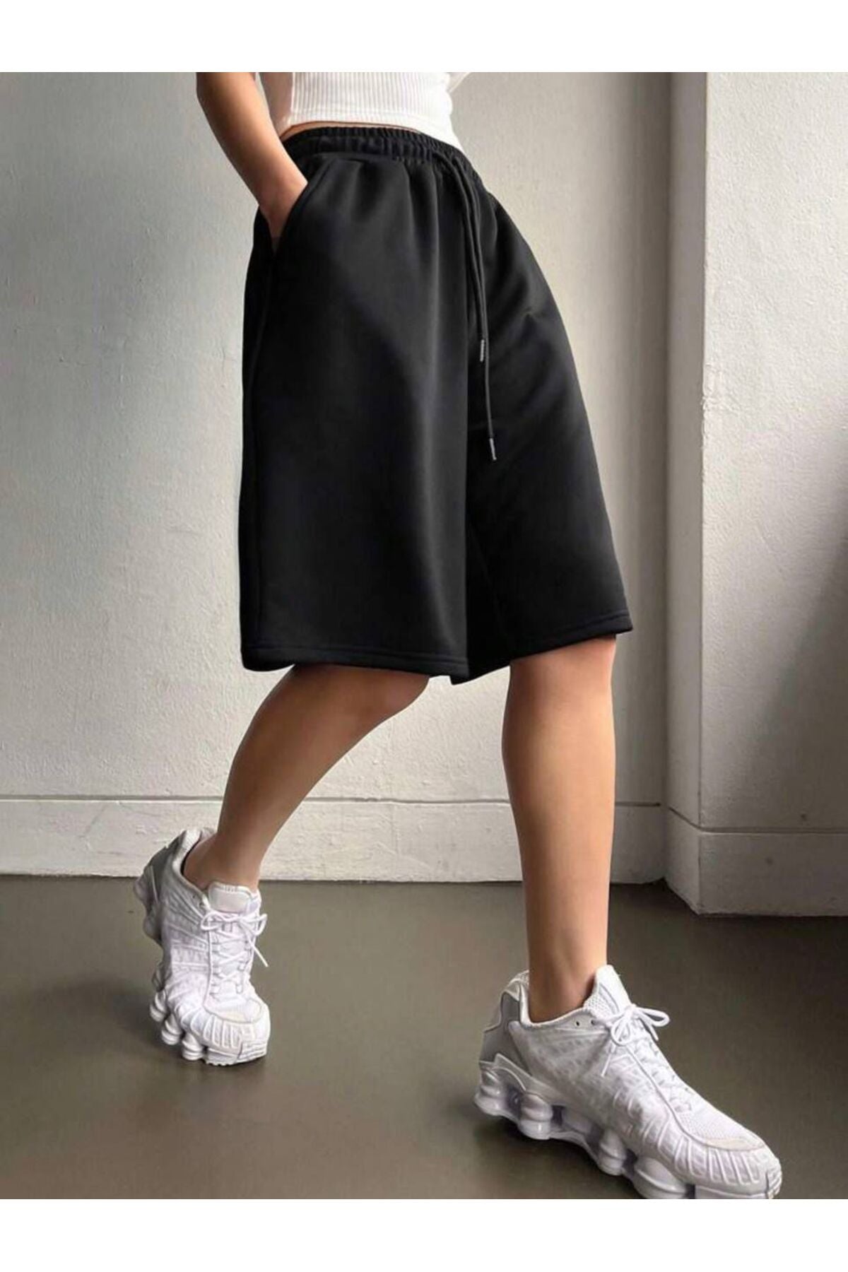 Basic Unisex Baggy Oversize Bermuda Şort