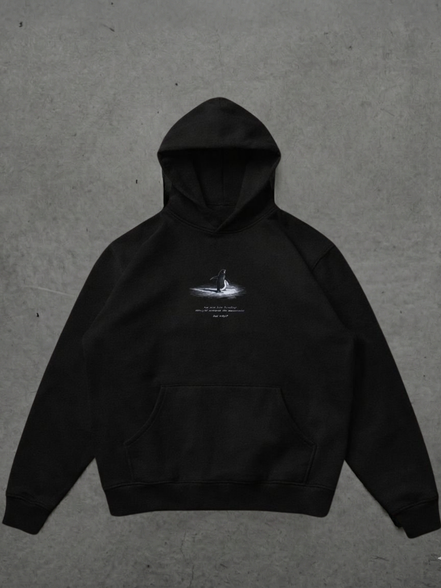 Meant For Greater Penguin Oversize Sweatshirt