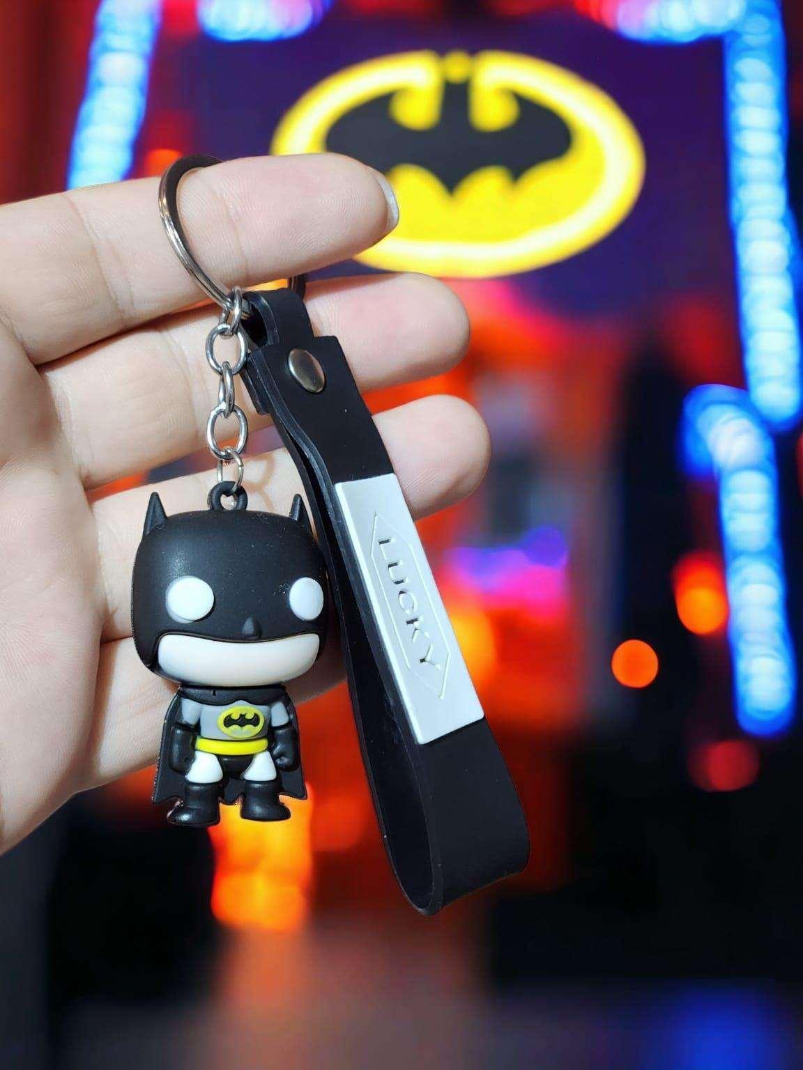 Batman Figürlü Silikon Anahtarlık