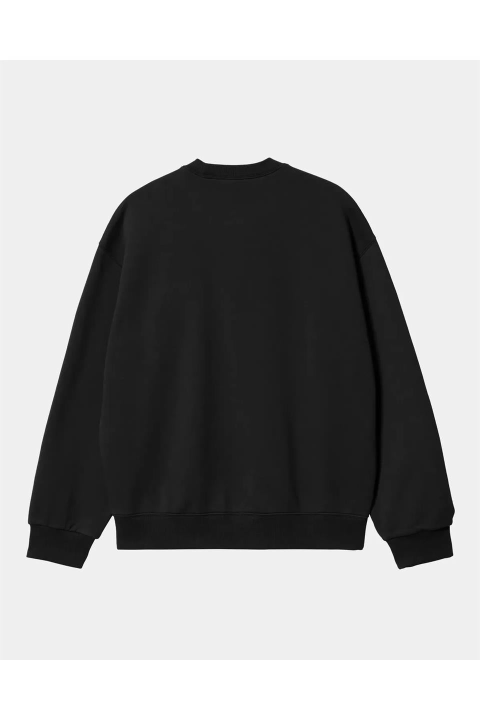 Best Baskılı Siyah Unisex Oversize Bisiklet Yaka Sweatshirt