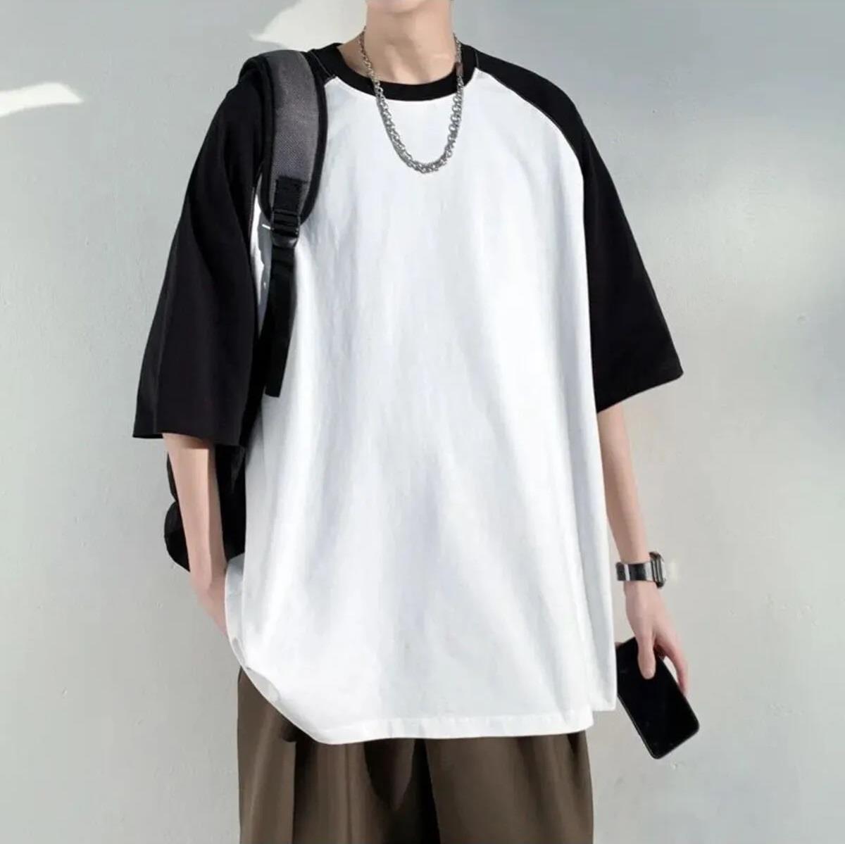 Beyaz Reglan Kol Oversize T-shirt